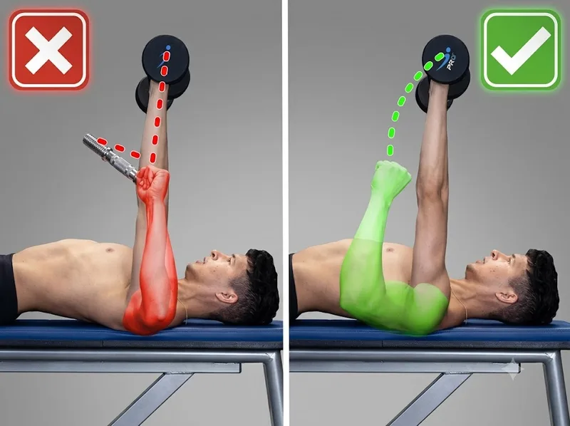 Sai tư thế bench press có thể làm giảm hiệu quả và tăng áp lực vai