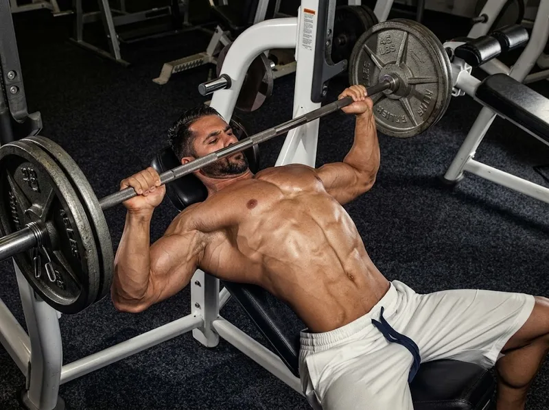 Bench press nên được bố trí hợp lý trong lịch tập ngực và thân trên