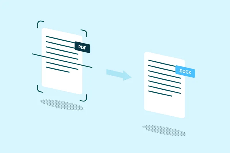 Công nghệ nhận dạng ký tự OCR giúp trích xuất văn bản từ các tệp PDF scan rõ nét.