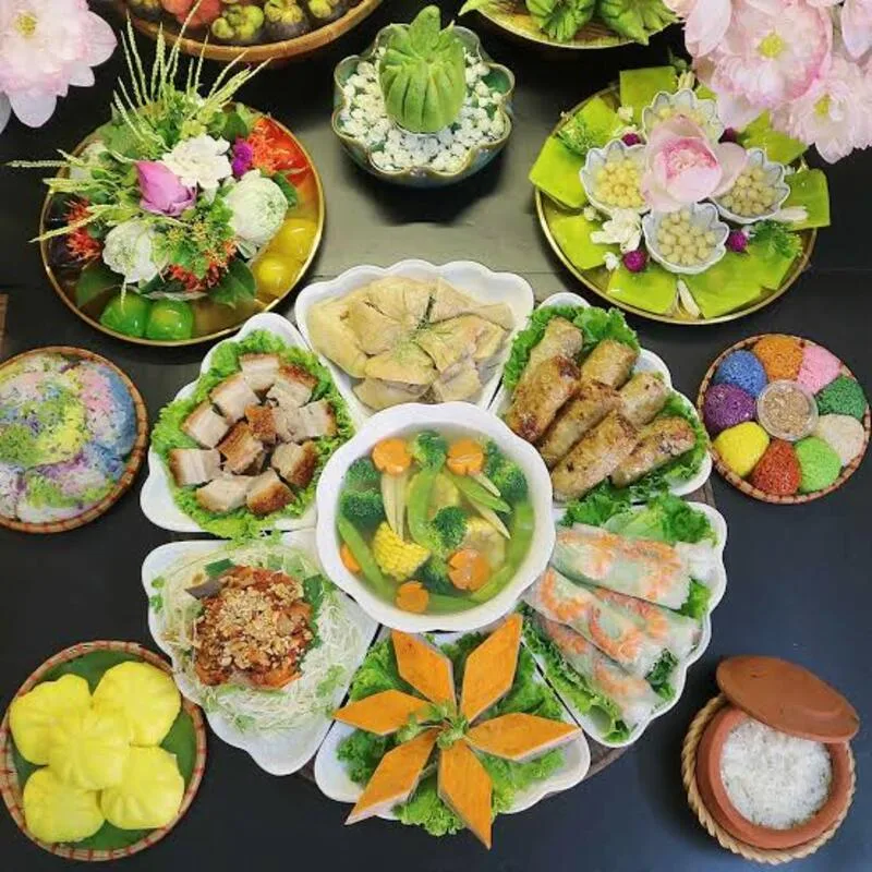mâm cúng rằm tháng 7