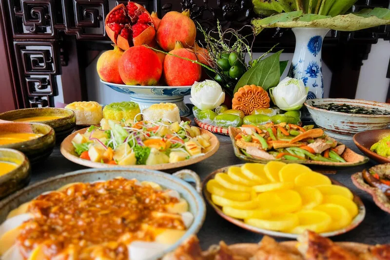 mâm cúng rằm tháng 7